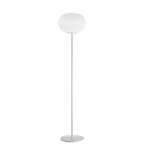 white globe standard lamp, lamps shop Progetto Luce