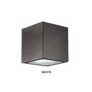 Gea Luce outdoor charcoal grey wall lamp, lamps shop Progetto Luce