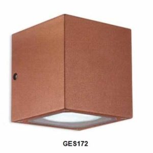 Gea Luce outdoor rust wall lamp, lamps shop Progetto Luce