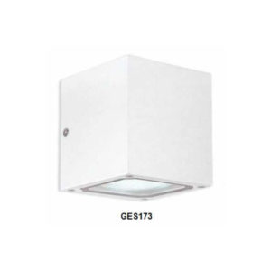 Gea Luce outdoor white wall lamp, lamps shop Progetto Luce