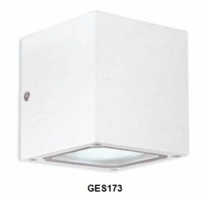 Gea Luce outdoor white wall lamp, lamps shop Progetto Luce