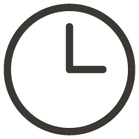 icona orologio, negozio lampadari Progetto Luce