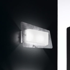 wall lamp wry silver leaf, lamps shop Progetto Luce
